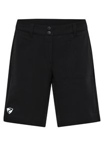 Radhose Ziener "NAKOA-Z", Damen, Gr. 42, EURO-Gr&ouml;&szlig;en, schwarz, Obermaterial: 100% Polyester; Obermaterial 2: 98% Polyester, 2% Elasthan, Hosen Radhose