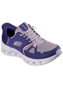 Slip-On Sneaker Skechers "GLIDE-STEP PRO", Damen, Gr. 36, bunt (lila, rosa), Textil, Schuhe Slip-On Sneaker, Slipper, Freizeitschuh mit komfortabler Heel Pillow Funktion