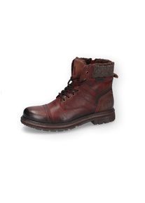 Winterboots Dockers by Gerli, Herren, Gr. 44, braun (cognac), Nappaleder, Schuhe Winterboots, Stiefel, Boots mit Warmfutter