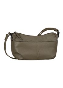 Handtasche Tom Tailor "Miha", Damen, Gr. B/H/T: 30cm x 17,5cm x 10cm, gr&uuml;n, Polyurethan, Taschen Handtasche, weiches Veloursimitat mit soft genarbtem Lederimitat und viel Platz