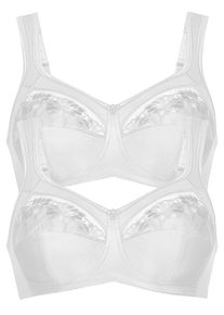 Entlastungs-BH Anita "Entlastungs BH Safina", Damen, Gr. 80, Cup F, wei&szlig; (wei&szlig; wei&szlig;), Obermaterial: 50% Polyamid PA. 25% Polyester PES. 10% Elasthan EL. 10% Viskose CV. 5% Baumwolle CO., BHs Entlastungs-BH