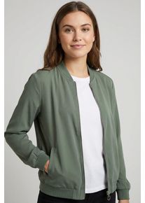 V&eacute;ro Moda Kurzjacke VERO MODA "VMCONNY, leichte Jacke f&uuml;r den &Uuml;bergang", Damen, Gr. S, laurel wreath, Web, Obermaterial: 96% Polyester, 4% Elasthan, unifarben, normal, Jacken Kurzjacke, seitliche Eingrifftaschen, Rippb&uuml;ndchen