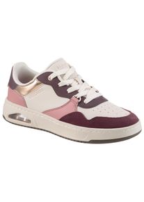 Sneaker Skechers "UNO CTL", Damen, Gr. 37, rosa (rosa kombiniert), Lederimitat, Veloursleder, Schuhe Sneaker, Retro Sneaker, Schn&uuml;rschuh mit Materialmix