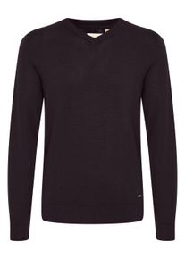 Strickfleece-Pullover Blend "Strickpullover BHWEBER", Herren, Gr. L, schwarz, Obermaterial: 78% Viskose CV. 22% Polyester PES., Pullover Strickfleece-Pullover