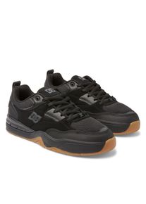 Sneaker DC Shoes "DC Ascend", Herren, Gr. 10,5 (44), schwarz (schwarz, schwarz, gum), Obermaterial:Obermaterial: Leder (Kuh) / Futter: Textil / Au&szlig;ensohle: Gummi;, Schuhe Sneaker