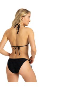 Triangel-Bikini-Top Roxy "Camilo", Damen, Gr. L, Cup B, grau (anthrazit), Obermaterial: 92% Microfaser, 8% Elasthan;, Bikini-Oberteile Triangel-Bikini-Top