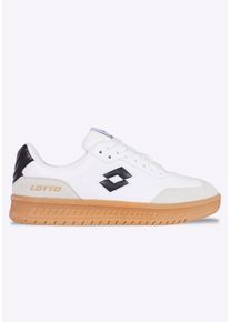 Sneaker Lotto, Herren, Gr. 42, wei&szlig; (wei&szlig;, schwarz), Synthetik, Schuhe Sneaker