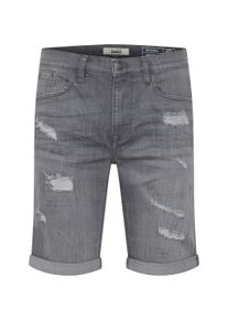 Jeansshorts Blend "Jeansshorts BHDeniz", Herren, Gr. XL, N-Gr, grau (denim grau), Web, Obermaterial: 98% Baumwolle CO. 2% Elasthan EL., unifarben, regular fit kurz, Jeans Jeansshorts