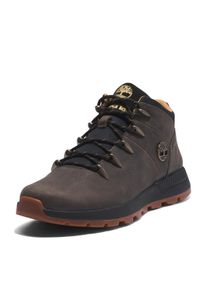 Sneaker Timberland "SPRINT TREKKER - MID LACE SNEAKER", Herren, Gr. 41,5, grau (castlerock), Leder, Schuhe Sneaker, Winterschuhe, Sneakerboots, Winterboots