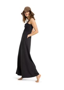 Jumpsuit Roxy "Just Passing By", Damen, Gr. XXL, US-Gr&ouml;&szlig;en, grau (phantom), Obermaterial: 63% Microfaser, 33% Viskose, 4% Elasthan;, Overalls Jumpsuit