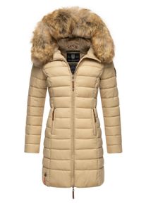 Steppmantel Marikoo "Steppmantel Rose-Stepp", Damen, Gr. S, beige, Obermaterial: 100% Nylon NY. Obermaterial: Futter: 100% Polyester PES. 100% Polyester PES., M&auml;ntel Steppmantel