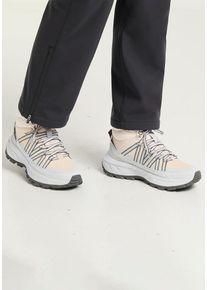 Wanderstiefel Jack Wolfskin "WILD HIKE TEXAPORE MID W", Damen, Gr. UK 6 - EU 39,5, Normalschaft, oyster, Obermaterial: 100% Polyester. Futter: 100% Polyester, Schuhe Wanderstiefel