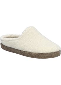 Hausschuh Josef Seibel "Lara 02, offwhite-kombi", Damen, Gr. 37, wei&szlig; (sanftes wei&szlig;, kombi), Obermaterial: 100% Textilmaterial TEXMAT., Schuhe Hausschuh