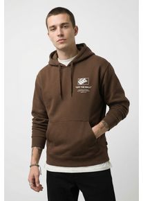 Kapuzensweatshirt Vans "STACKED HI PULLOVER", Herren, Gr. XXL, vintage, Obermaterial: 60% Baumwolle, 40% Polyester, normal, angesetztes B&uuml;ndchen, Sweatshirts Kapuzensweatshirt, sportlicher Schnitt, mit Kapuze und Kordelzug, mit K&auml;ngurutasche