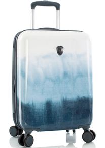 Hartschalen-Trolley Heys "Tie-Dye blau, 53 cm", Damen, Gr. B/H/T: 38cm x 53cm x 23cm 45 l, blau, Polycarbonat-Verbundwerkstoff, Koffer Hartschalen-Trolley, Heys Handgep&auml;ck-Koffer Reisegep&auml;ck