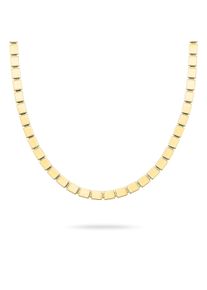 Edelstahlkette Liebeskind Berlin "Schmuck Geschenk Halskette Berlin Nights", gelbgoldfarben, Halsketten, Damen, Edelstahl, L: 45 B: 5mm, Edelstahlkette, B:5mm