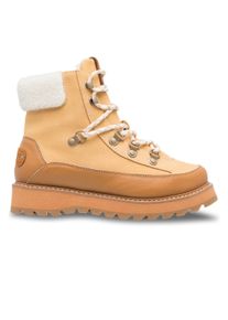 Stiefel Roxy "Azelie", Damen, Gr. 8,5(39), braun (tan, braun), Obermaterial:Obermaterial: 82% Leder / 16% Microfaser, 2% Metall, Futter: 100% Microfaser, Laufsohle: 100% Gummi;, Schuhe Stiefel