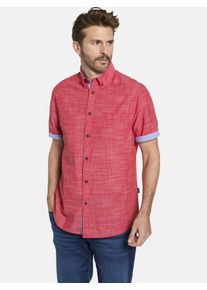 Kurzarmhemd Babista "Kurzarmhemd BELLAVERO", Damen, Gr. 3XL, weit, rot, Obermaterial: 100% Baumwolle CO., regular fit, Hemden Kurzarmhemd, mit Kontrastdetails