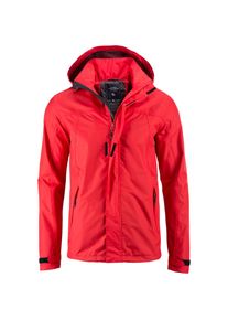Outdoorjacke DEPROC Active "PORT HAYNES Men", Herren, Gr. M (50), rot, 100% Polyester, mit innenliegendem Gummizug, Jacken Outdoorjacke