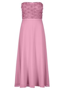 Abendkleid Vera Mont "Abendkleid mit Cut-Outs", Damen, Gr. 42, EURO, rosa (perfect rose), Obermaterial: 100% Polyester PES., Kleider Abendkleid