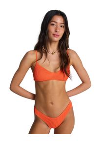 Bade-Shirt Billabong "Summer High V", Damen, Gr. S, Cup B, fusion orange, Obermaterial: 69% Microfaser, 23% Microfaser, 8% Elasthan;, Bikini-Oberteile Bade-Shirt