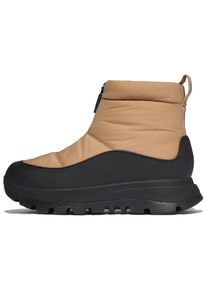 Winterboots fitflop "NEO-D-HYKER", Damen, Gr. 39, camelfarben, Polyester, Textil, Schuhe Winterboots, Snowboots, Schlupfboots mit Fleeece-Futter