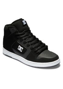 Sneaker DC Shoes "Manteca 4 Hi", Herren, Gr. 4,5(36,5), schwarz-wei&szlig; (schwarz, wei&szlig;), Obermaterial:51.34% Leder, 48.66% Synthetikmaterial;, Schuhe Sneaker