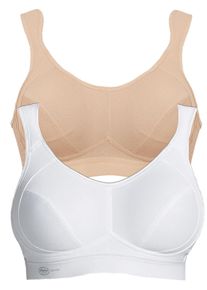Sport-BH Anita "Sport BH extreme control", Damen, Gr. 95, Cup H, bunt (wei&szlig; desert), Stoff, Obermaterial: 76% Polyester PES. 19% Polyamid PA. 5% Elasthan EL., BHs Sport-BH