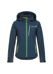 Softshelljacke DEPROC Active "NUNAVUT WOMEN", Damen, Gr. 40 (M), blau (navy), 96% Polyester; 4% Elasthan, mit verstellbarem Klettverschluss, Jacken Softshelljacke, auch in Gro&szlig;en Gr&ouml;&szlig;en erh&auml;ltlich