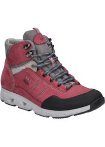 Sneaker Josef Seibel "Noih 57, berry-multi", Damen, Gr. 40, rot (berry, multi), Obermaterial: 80% Rindsleder Leather cow. 20% Textilmaterial TEXMAT., Schuhe Sneaker