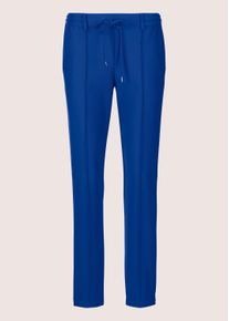 Madeleine Mode Stoffhose MADELEINE "Jogpants Stretchhose mit Tunnelzug", Damen, Gr. 46, N-Gr, blau (royalblau), Obermaterial: 95% Polyamid PA. 5% Elasthan EL., Hosen Stoffhose
