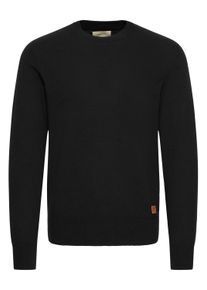 Strickfleece-Pullover Blend "Strickpullover BHFinn", Herren, Gr. M, schwarz, Obermaterial: 70% Baumwolle CO recyc.. 30% Polyester Pol. recyc.., Pullover Strickfleece-Pullover