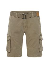 Cargoshorts INDICODE "Cargoshorts IDCosta", Herren, Gr. L, N-Gr, beige (greige), Obermaterial: 100% Baumwolle CO., Hosen Cargoshorts