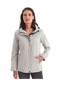 Outdoorjacke Killtec "Inkele", Damen, Gr. 42, beige (hellbeige), Obermaterial: 100% Polyester;Obermaterial 2: 100% Polyester;Futter: 100% Polyester, Jacken Outdoorjacke