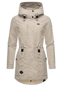 Parka Ragwear "Outdoorjacke Alysa", Damen, Gr. M, beige (bone), Obermaterial: 100% Polyester PES. Obermaterial: Futter: 100% Polyester PES., Jacken Parka