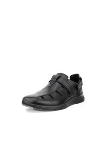 Klettschuh Ecco "Irving Fisherman Sandale", Damen, Gr. 40, schwarz, Leder, unifarben, Basic, Schuhe Klettschuh, Sneaker mit seitlichen &Ouml;ffnungen f&uuml;r optimale Luftzirkulation