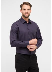 Langarmhemd Eterna "COMFORT FIT", Damen, Gr. 43, Normalgr&ouml;&szlig;en, plum, 100% Baumwolle, normal, Manschette, Hemden Langarmhemd, NON IRON (b&uuml;gelfrei)