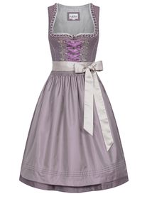 N&uuml;bler Dirndl N&Uuml;BLER "Midi Dirndl Gavrilla", Damen, Gr. 44, EURO, lila, Obermaterial: 100% Polyester PES., Kleider Dirndl