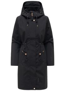 Outdoorjacke Marikoo "Marikoo Zilandaa Damen Parka N136", Damen, Gr. 3XL, schwarz, Obermaterial: 100% Polyester PES., Jacken Outdoorjacke