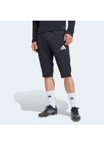 Trainingshose adidas Performance "ENTRADA26 HALBLANGE", Herren, Gr. L, N-Gr, schwarz, wei&szlig;, normal, gr., Obermaterial: 100% Polyester, 3/4-L&auml;nge, Hosen Trainingshose