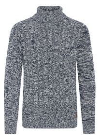 !Solid Rollkragenpullover SOLID "Rollkragenpullover SDRino", Herren, Gr. XXL, blau (insignia blau melange), Obermaterial: 70% Baumwolle CO recyc.. 30% Polyester Pol. recyc.., Pullover Rollkragenpullover