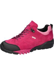 Waldl&auml;ufer Trekkingschuh WALDL&Auml;UFER "H-AMIATA", Damen, Gr. 7,5 (41), magenta, schwarz, ros&eacute;, Gummi, Textil, Veloursleder, kontrastfarbene Details, Schuhe Trekkingschuh, Freizeitschuh, Halbschuh, Outdoorschuh mit TEX-Ausstattung, H-Weite