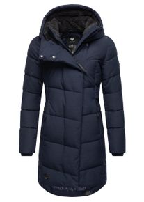 Wintermantel Ragwear "Wintermantel Pavla", Damen, Gr. XL, blau (navy22), Obermaterial: 100% Polyester PES. Obermaterial: Futter: 100% Polyester PES. 100% Polyester PES., M&auml;ntel Wintermantel
