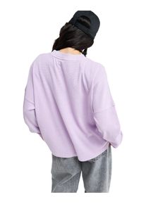 Longpullover Roxy "Eastside Midweight", Damen, Gr. L, crocus petal, Obermaterial: 60% Walkfrottier, 40% Microfaser;, Pullover Longpullover