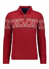 Rundhalspullover Ragman, Damen, Gr. 52, tango rot, 067, Strick, 80% Wool 20% Nylon, Pullover Rundhalspullover