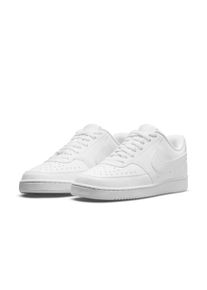 Sneaker Nike Sportswear "Court Vision Low Next Nature", Damen, Gr. 40,5, wei&szlig;, Synthetik, Schuhe Sneaker, Design auf den Spuren des Air Force 1