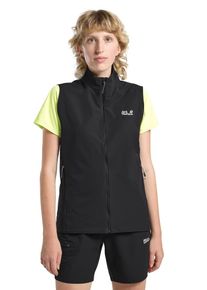 Funktionsweste Jack Wolfskin "PRELIGHT STRIDE VEST W", Damen, Gr. XL (46), schwarz, Obermaterial: 100% POLYESTER. Futter: 100% POLYESTER, Westen Funktionsweste