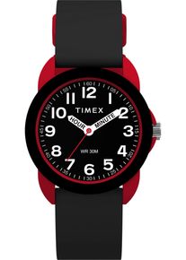 Quarzuhr Timex "TIME TEACHER", schwarz, Armbanduhren, M&auml;dchen, Quarzuhr, Armbanduhr, Kinderuhr, Lernuhr, Geburtstag, Schulanfang, Geschenkidee