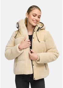 Winterjacke Marikoo "Marikoo Kaguraa Damen Winterjacke N030", Damen, Gr. L, beige, Obermaterial: 100% Polyester PES., Jacken Winterjacke