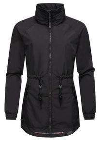 Outdoorjacke Ragwear "&Uuml;bergangsjacke Tacy", Damen, Gr. L, schwarz, Obermaterial: 100% Polyester PES. Obermaterial: Futter: 100% Polyester PES., Jacken Outdoorjacke